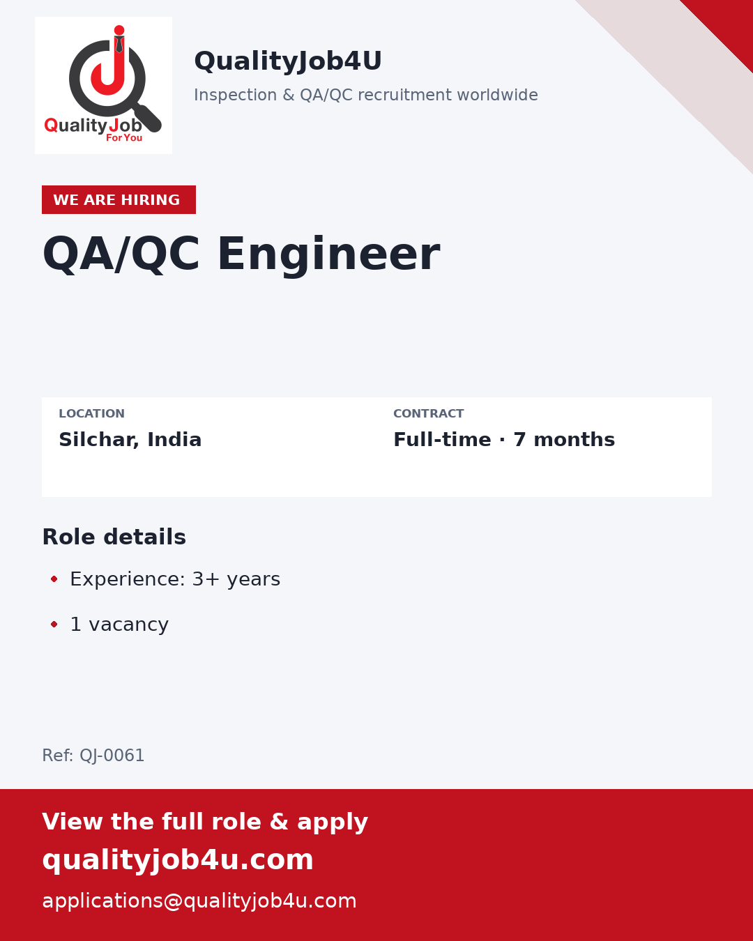 Share image for QA/QC Engineer